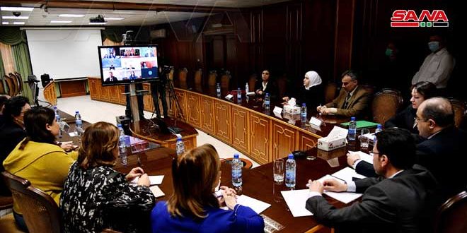 Syrian-Chinese joint committee discuss means to enhance cooperation in different fields