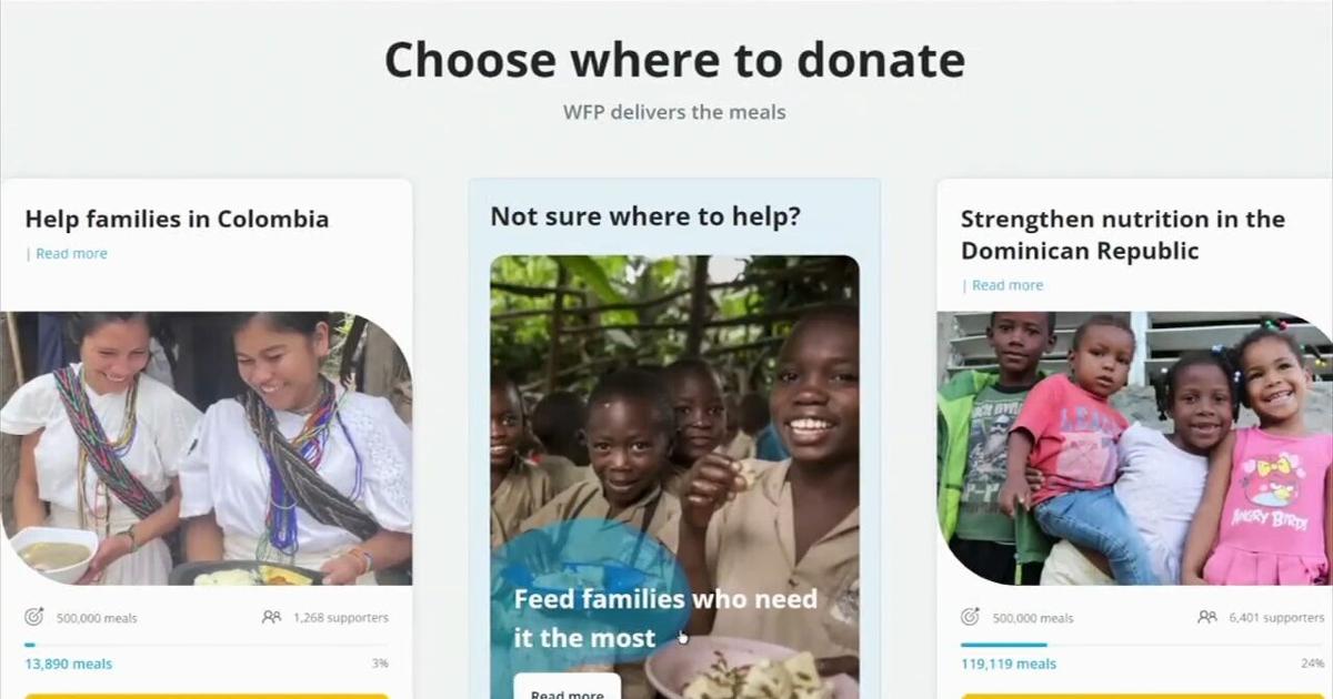 What the Tech? App that makes it easy to help feed people in need all over the world