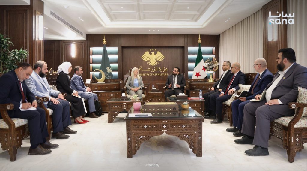 Syria, WFP discuss agricultural development, insurance system