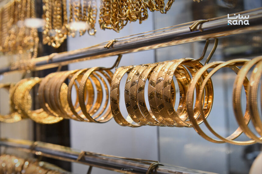 Gold prices steady in Syria as global futures edge lower